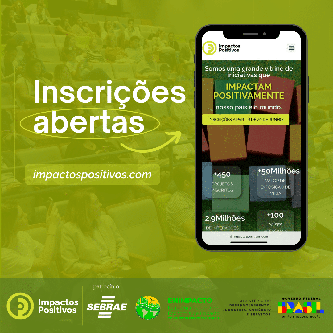 Prêmio Impacto Positivos 2024 abre suas inscrições durante o lançamento do Simpacto