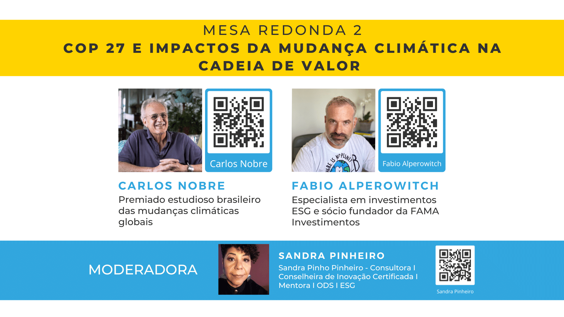 Mesa Redonda PIP - COP 27 e Impactos da mudança climática na cadeia de valor